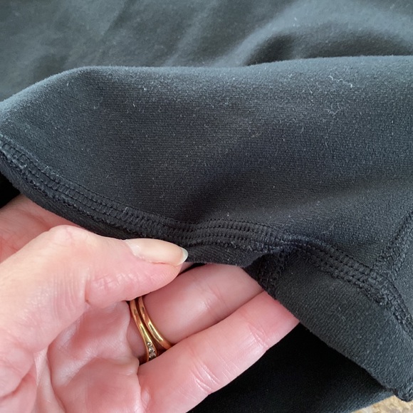 Nike Dri Fit Black Active Capri Crop Leggings Tights Medium - Picture 9 of 13